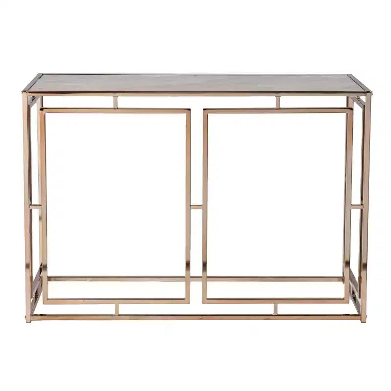 Console en faux marbre - Champagne