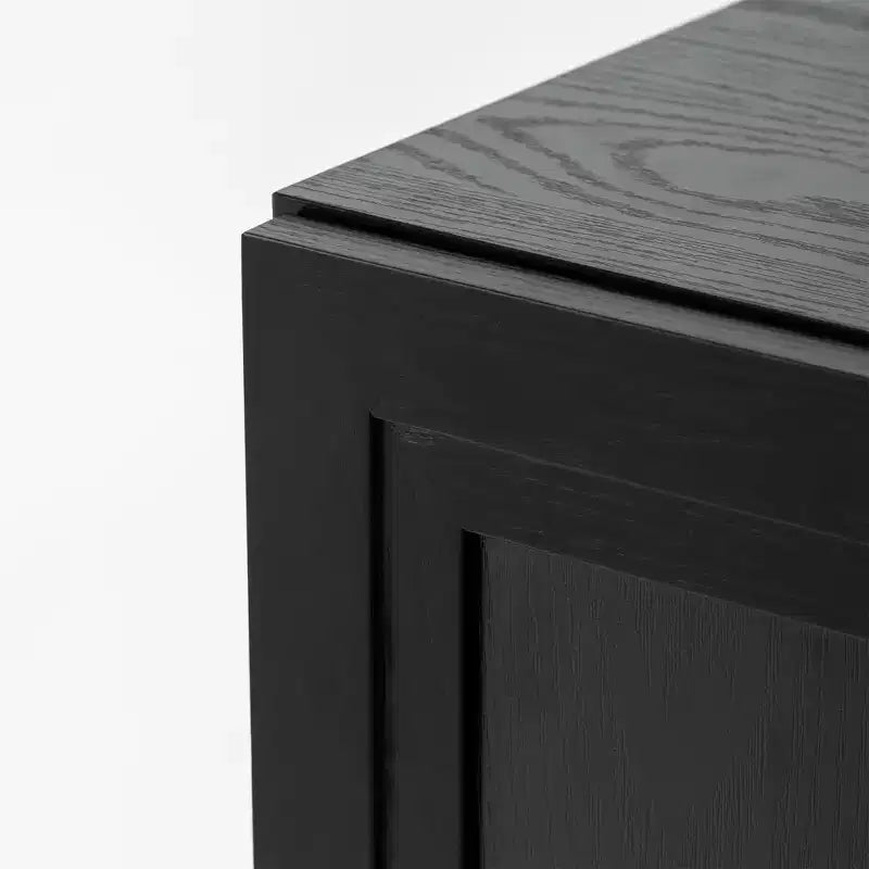 Buffet et armoire empilables en bois massif avec étagères réglables