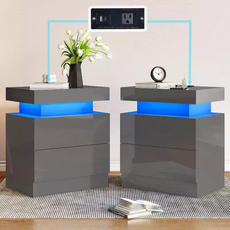 Canapé modulable en cuir végétalien marron