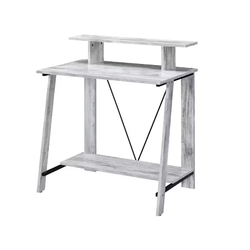 Bureau de style ancien blanc 32 po