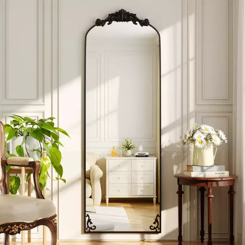 Miroirs pleine longueur baroques vintage arqués
