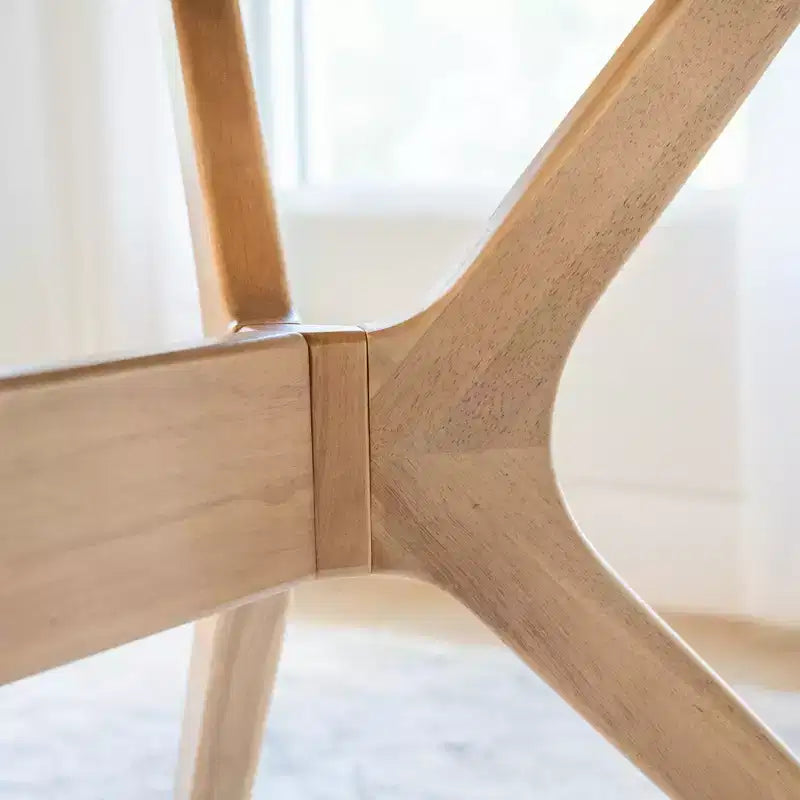 Table à manger ovale Plank+Beam 62 Verso pour 4 personnes, table de cuisine en bois massif pour salle à manger
