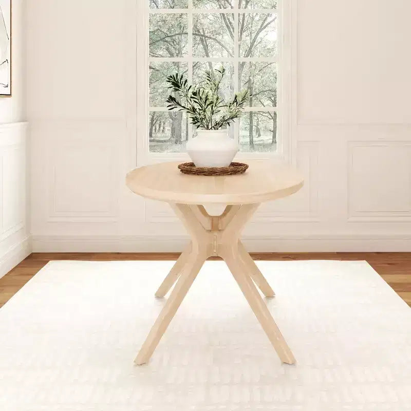 Table à manger ovale Plank+Beam 62 Verso pour 4 personnes, table de cuisine en bois massif pour salle à manger