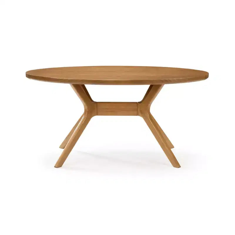 Table à manger ovale Plank+Beam 62 Verso pour 4 personnes, table de cuisine en bois massif pour salle à manger