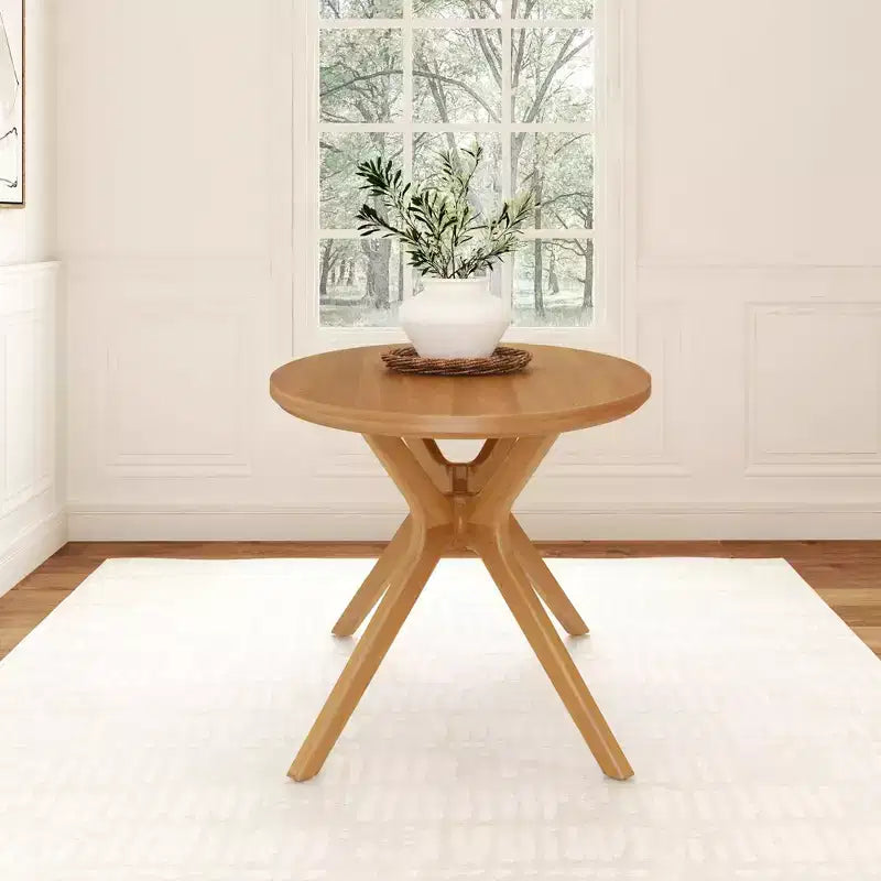 Table à manger ovale Plank+Beam 62 Verso pour 4 personnes, table de cuisine en bois massif pour salle à manger