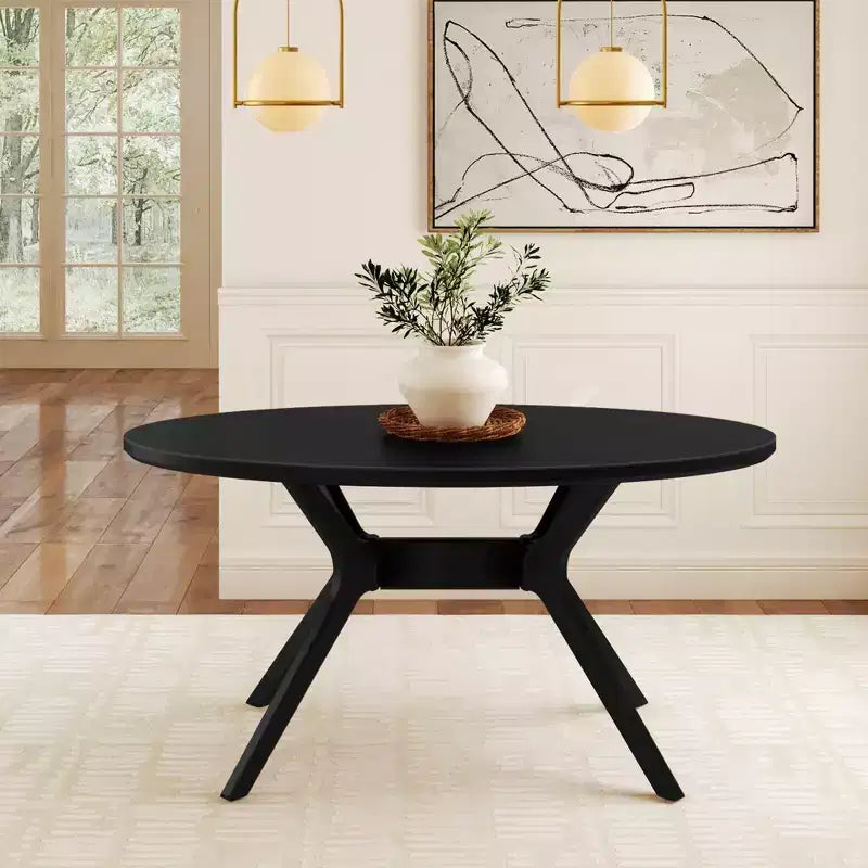 Table à manger ovale Plank+Beam 62 Verso pour 4 personnes, table de cuisine en bois massif pour salle à manger