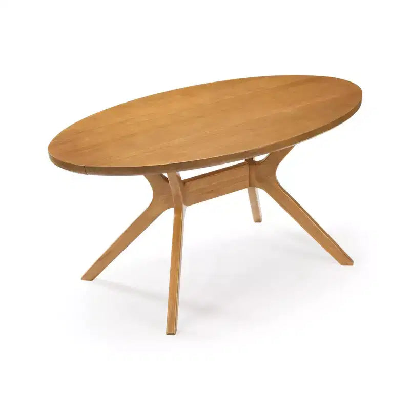 Table à manger ovale Plank+Beam 62 Verso pour 4 personnes, table de cuisine en bois massif pour salle à manger