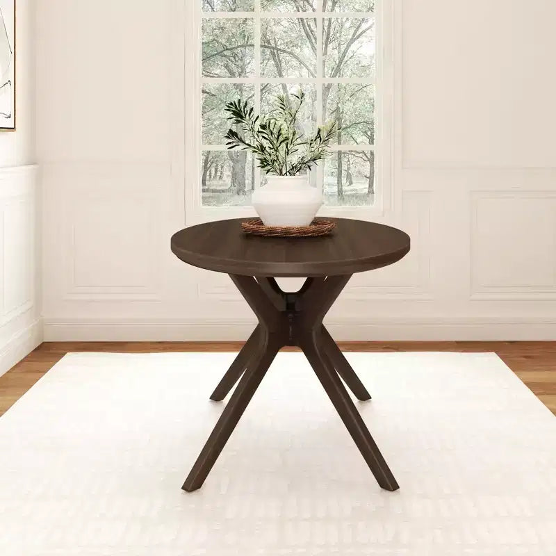 Table à manger ovale Plank+Beam 62 Verso pour 4 personnes, table de cuisine en bois massif pour salle à manger