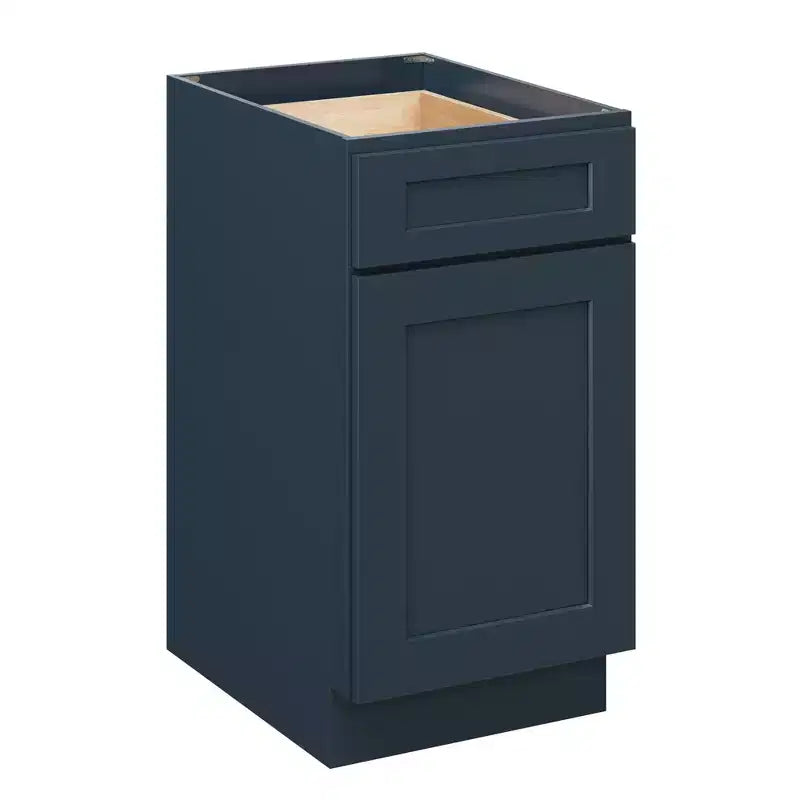 Meuble bas de cuisine 18 po l. x 34,5 po H x 24 po P avec tiroir Cadre en contreplaqué Fermeture amortie - Recouvrement total RTA