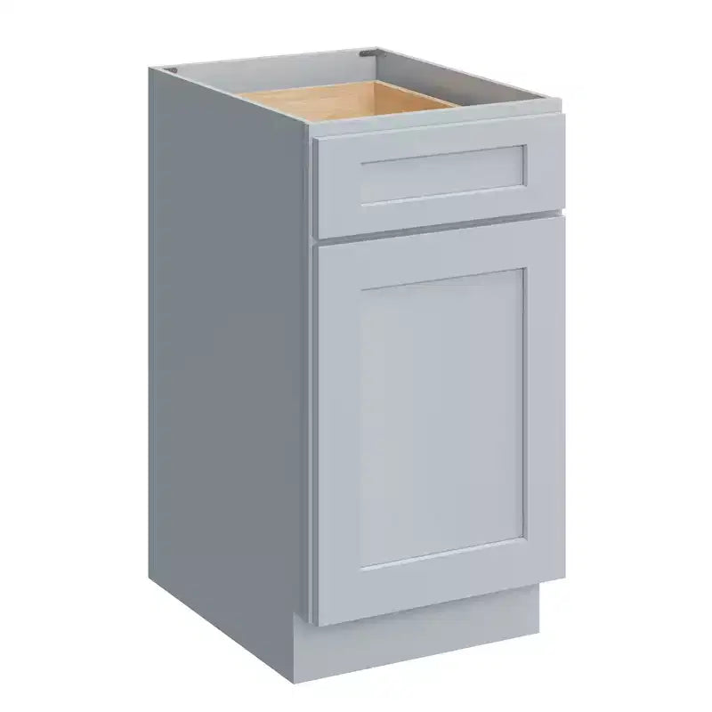 Meuble bas de cuisine 18 po l. x 34,5 po H x 24 po P avec tiroir Cadre en contreplaqué Fermeture amortie - Recouvrement total RTA