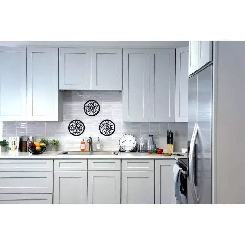 Meuble bas de cuisine 18 po l. x 34,5 po H x 24 po P avec tiroir Cadre en contreplaqué Fermeture amortie - Recouvrement total RTA