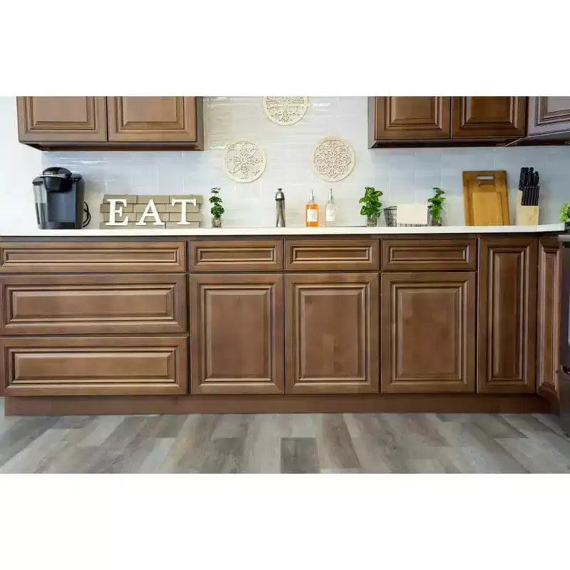 Meuble bas de cuisine 18 po l. x 34,5 po H x 24 po P avec tiroir Cadre en contreplaqué Fermeture amortie - Recouvrement total RTA