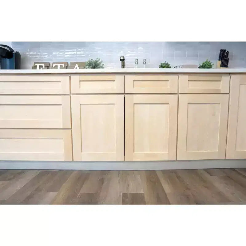 Meuble bas de cuisine 18 po l. x 34,5 po H x 24 po P avec tiroir Cadre en contreplaqué Fermeture amortie - Recouvrement total RTA