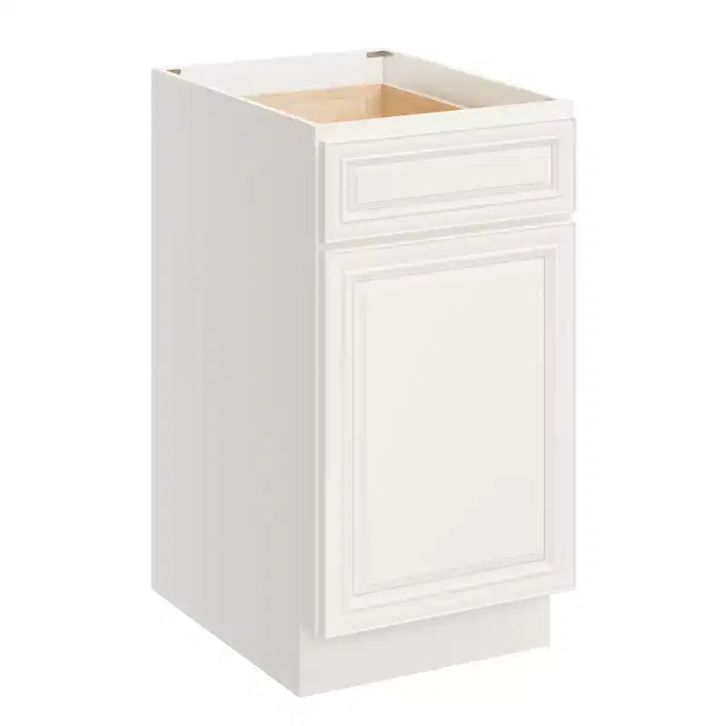 Meuble bas de cuisine 18 po l. x 34,5 po H x 24 po P avec tiroir Cadre en contreplaqué Fermeture amortie - Recouvrement total RTA