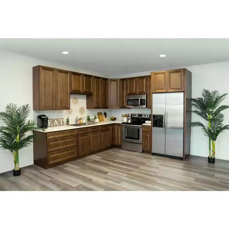 Meuble bas de cuisine 18 po l. x 34,5 po H x 24 po P avec tiroir Cadre en contreplaqué Fermeture amortie - Recouvrement total RTA