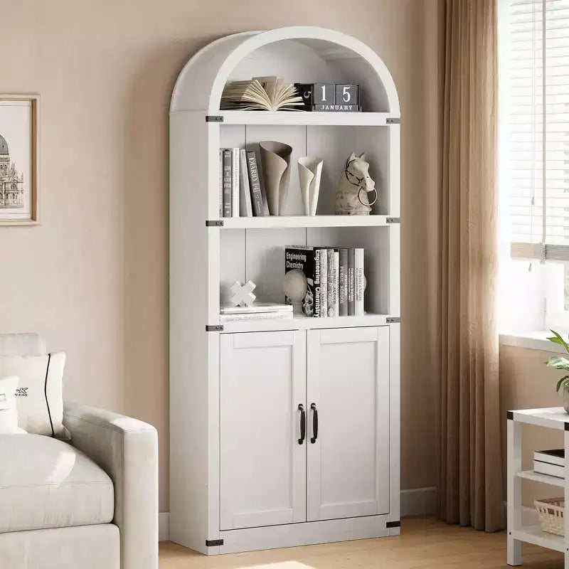 Îlot de cuisine roulant avec rangement - Blanc