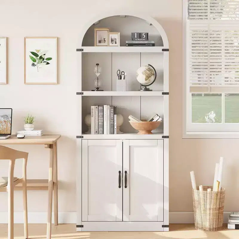 Îlot de cuisine roulant avec rangement - Blanc