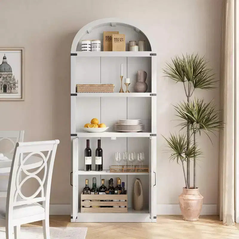 Îlot de cuisine roulant avec rangement - Blanc