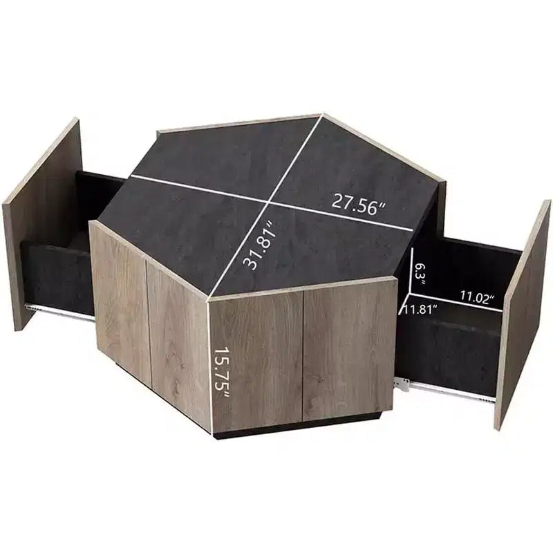 Meuble TV avec rangement - Blanc