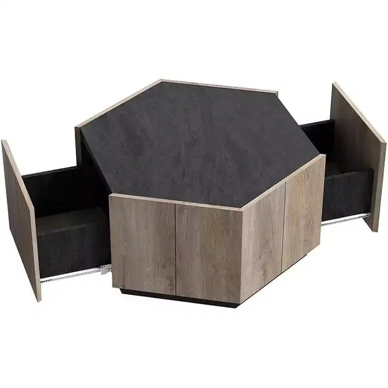 Meuble TV avec rangement - Blanc