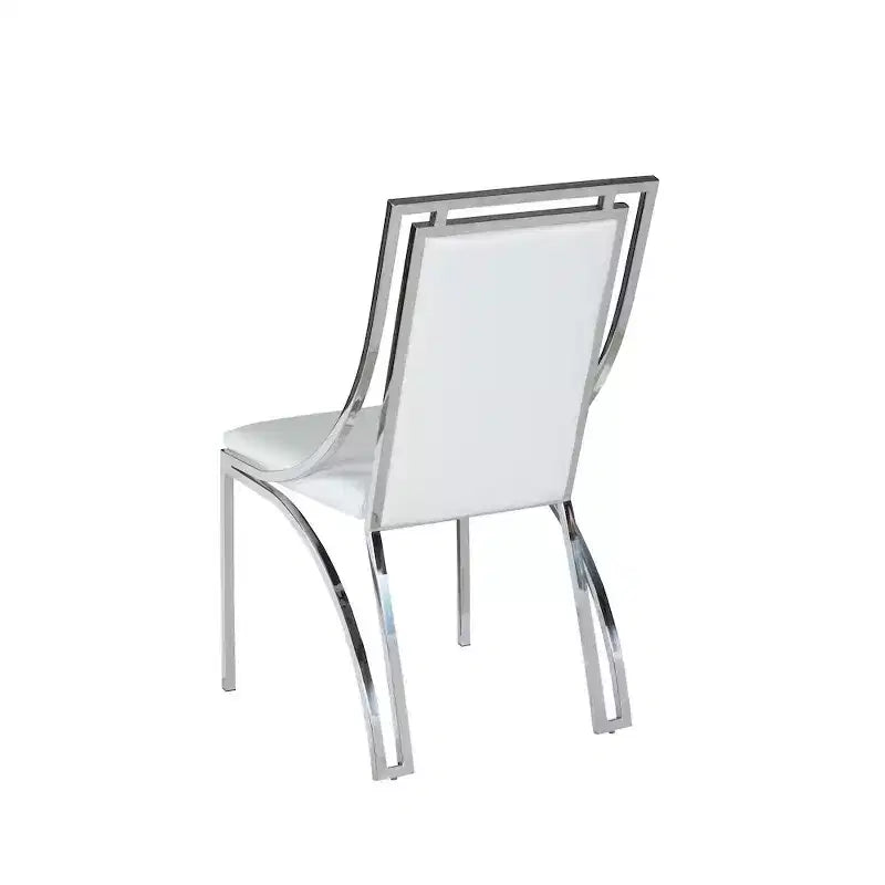 Chaise d'appoint contemporaine à cadre ouvert - Lot de 2