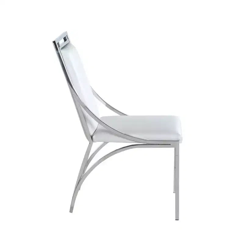 Chaise d'appoint contemporaine à cadre ouvert - Lot de 2