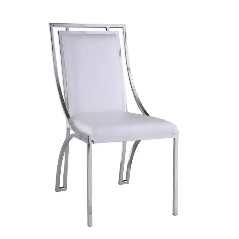 Chaise d'appoint contemporaine à cadre ouvert - Lot de 2