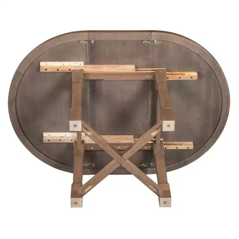 Ensemble de salle à manger 5 pièces avec table ronde extensible et chaises rembourrées