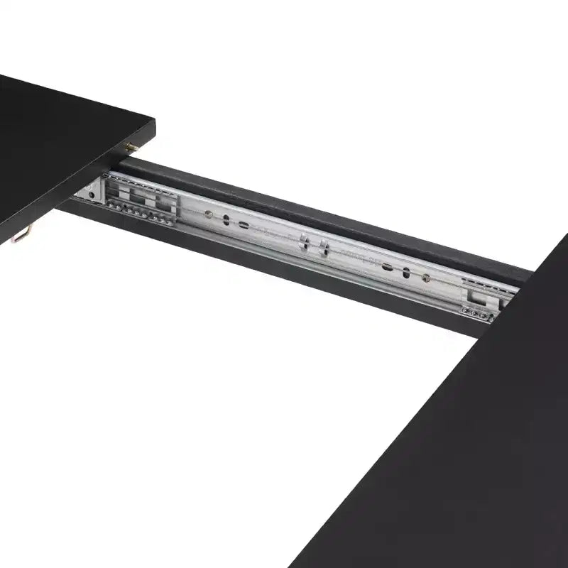 Table à manger extensible 59 po 4-8 places | Table moderne à abattants pour cuisine et bureau à domicile, idéale pour les petits espaces