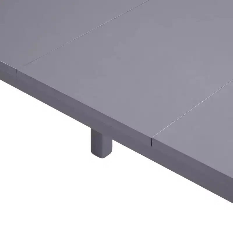 Table à manger extensible 59 po 4-8 places | Table moderne à abattants pour cuisine et bureau à domicile, idéale pour les petits espaces