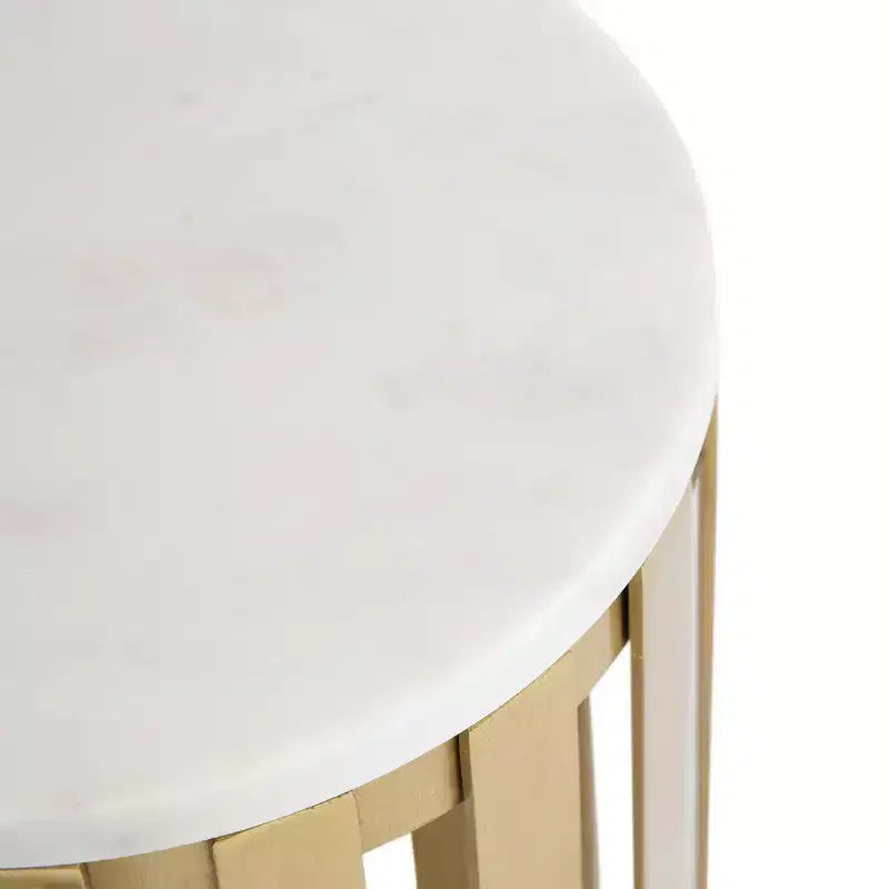 Table d'appoint ronde en bois