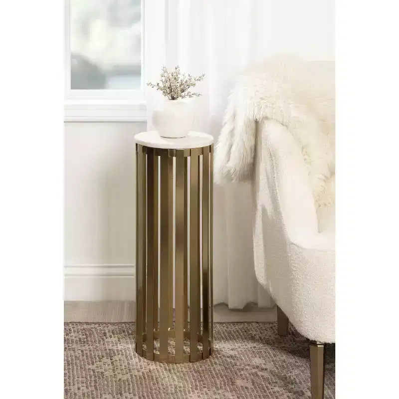 Table d'appoint ronde en bois