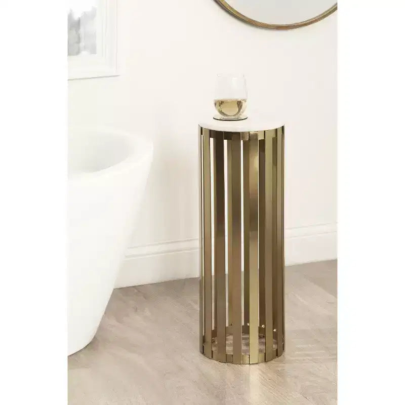 Table d'appoint ronde en bois