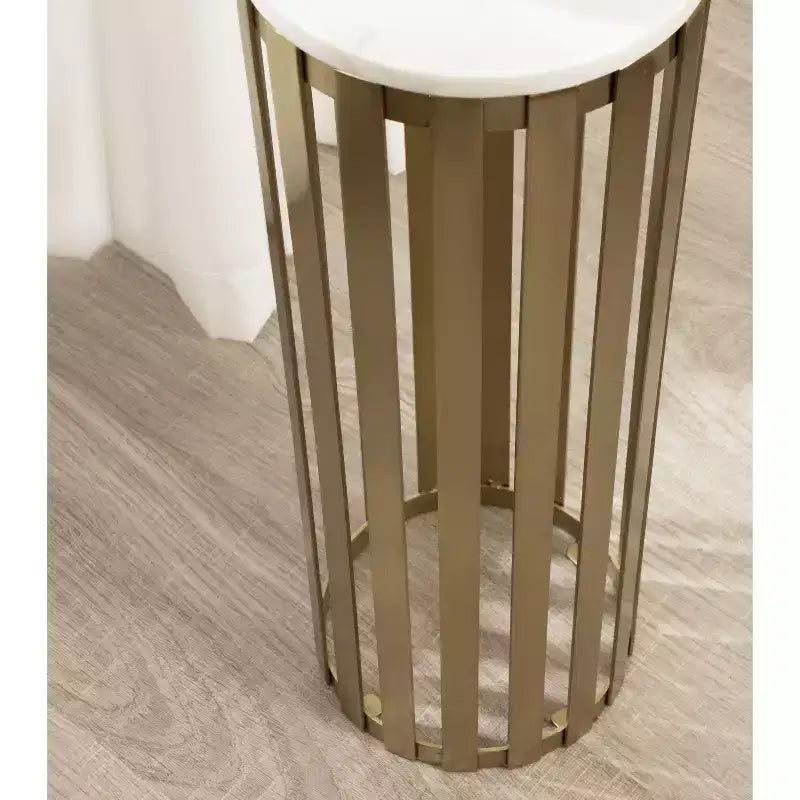 Table d'appoint ronde en bois