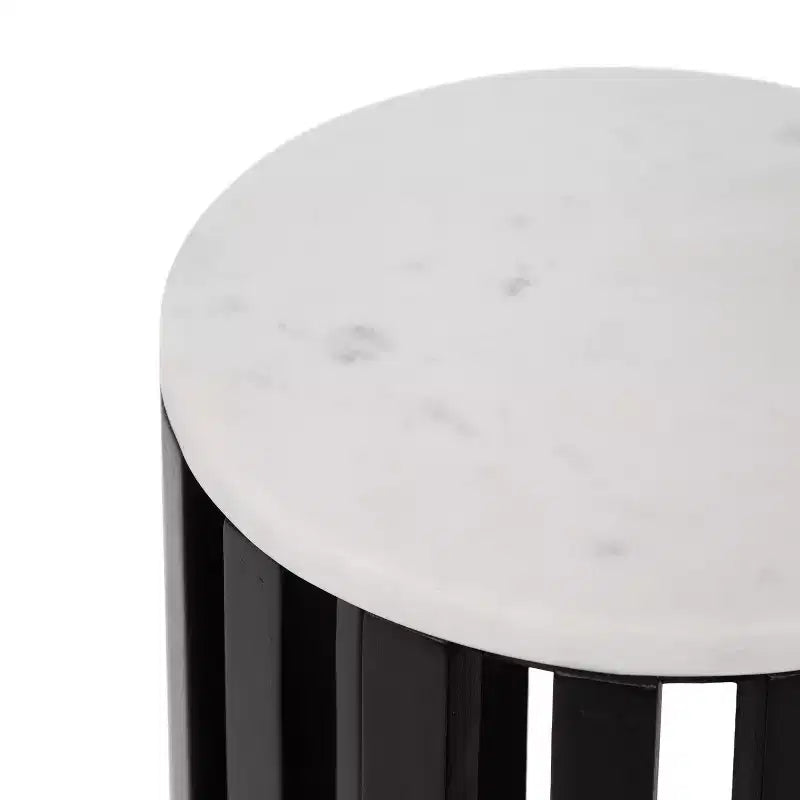 Table d'appoint ronde en bois