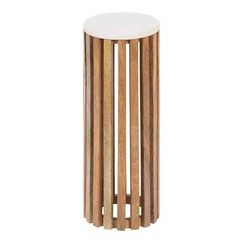 Table d'appoint ronde en bois