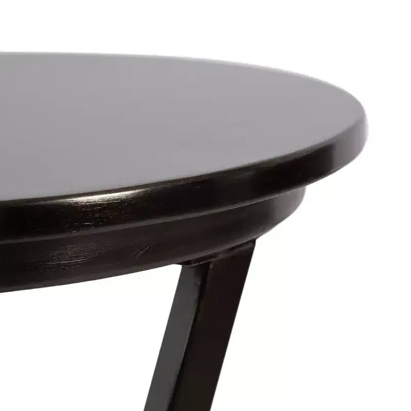 Table d'appoint ronde en métal
